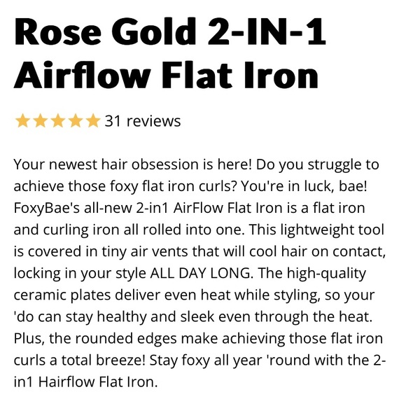 2 in 1 airflow flatiron- - Picture 6 of 9